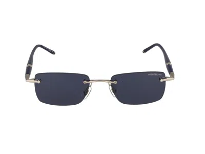 Montblanc Sunglasses  Mb0344 S 003 Gold Blue Blue /20/150