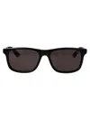 Montblanc Black-black-grey Recycled Acetate Sunglasses In Black