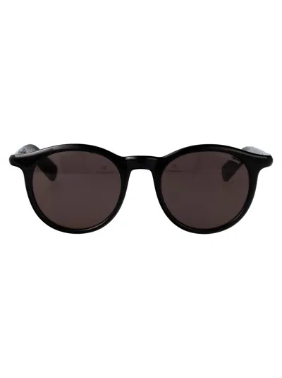 Montblanc Mb0398s Sunglasses In Black-black-grey