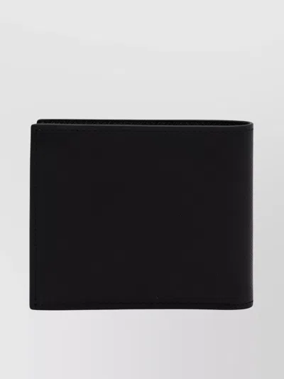 Montblanc Textured Bi-fold Wallets Design Stylish In Black