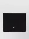 Montblanc Textured Bi-fold Wallets With Card Slots In Black