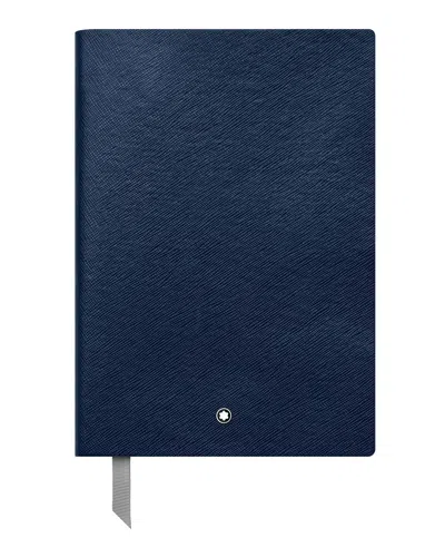 Montblanc Textured Leather Notebook In Brown Pattern