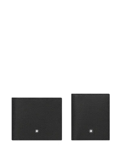 Montblanc Textured Logo-patch Case In Black