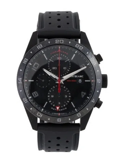 Pre-owned Montblanc Timewalker Chronograph Utc Watch In Multi