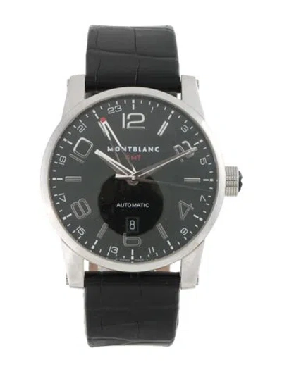 Pre-owned Montblanc Timewalker Gmt Watch, 42mm In Multicolor