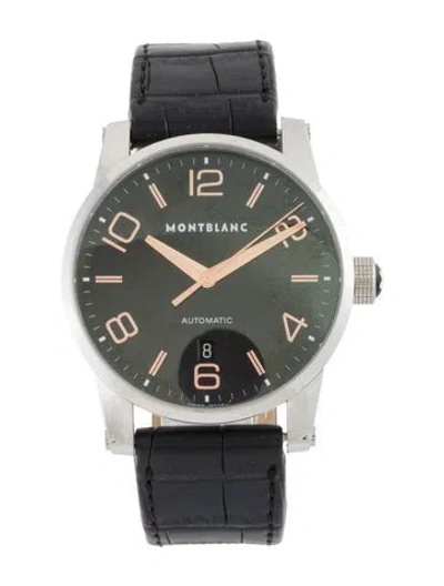 Pre-owned Montblanc Timewalker Watch In Multi