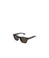 Montblanc Tortoiseshell-effect Sunglasses In Black