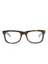 Montblanc Tortoiseshell Square-frame Glasses In Brown