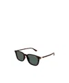 Montblanc Tortoiseshell Square-frame Sunglasses