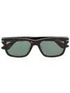 Montblanc Tortoiseshell Sunglasses In 褐色