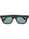 Montblanc Tortoiseshell Sunglasses In Braun
