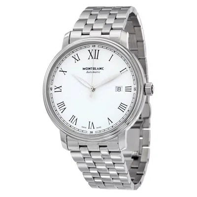 Montblanc Tradition Automatic White Dial Men's Watch 112610 In Skeleton / White