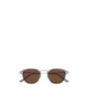Montblanc Transparent Round-frame Sunglasses In Green