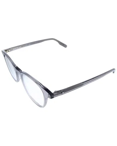 Montblanc Unisex Mb0153o 48mm Optical Frames In Blue