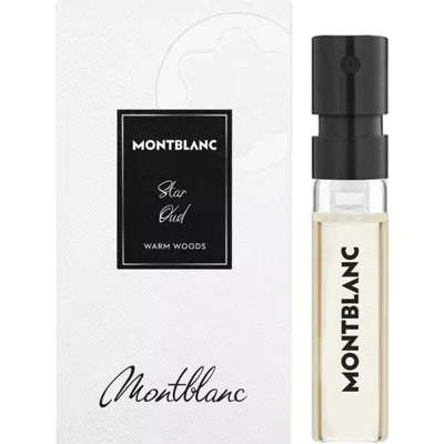 Montblanc Unisex Star Oud Edp Spray 0.06 oz Fragrances 3386460160162 In Transparent