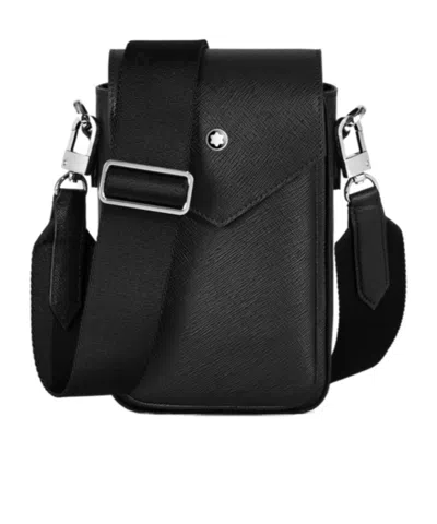Montblanc Sartorial Messenger Bag In Hochformat In Schwarz