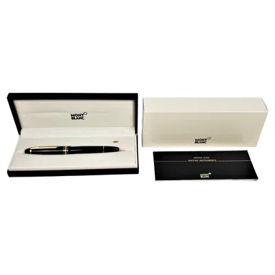 Pre-owned Montblanc Vintage  Meisterstuck Classique Fountain Pen With Papers & Boxes In Gold