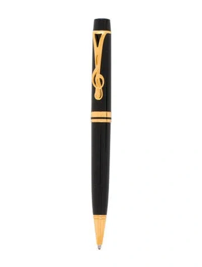 Pre-owned Montblanc Vintage Special Edition Philharmonia Of The Nations Homage To Leonard Bernstein Ballpoint Pen In Black