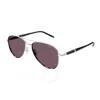Montblanc Violet Pilot Men's Sunglasses Mb0345s 002 57