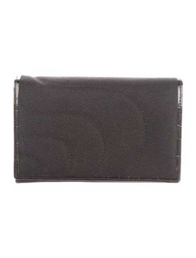 Pre-owned Montblanc Wallet In Black