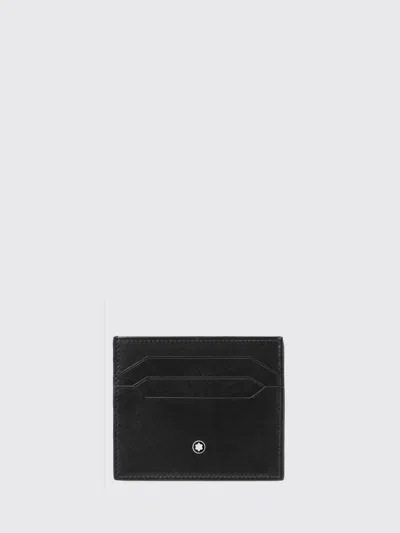 Montblanc Wallet Men Color Grey In Black