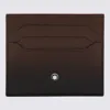 Montblanc Leather Cardholder In Brown