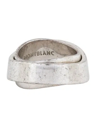 Pre-owned Montblanc Wavy Rolling Band In Multi