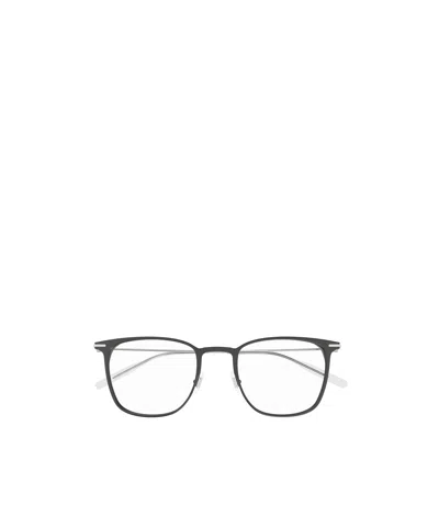 Montblanc Wayfarer-frame Glasses In Gray