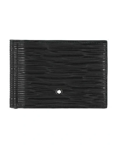 Montblanc Woman Cardholder Black Size - Leather