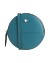 Montblanc Woman Cross-body Bag Deep Teal Size - Leather In Green