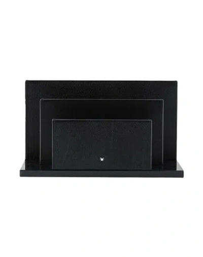 Montblanc Woman Small Object For Home Black Size - Soft Leather