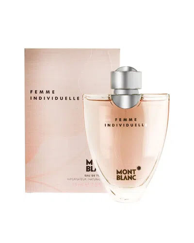 Montblanc Women's 2.5oz Femme Individuelle Edt Spray In Transparent