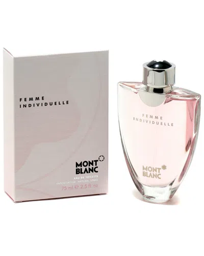 Montblanc Women's 2.5oz Individuelle Eau De Toilette Spray 2.5 In Multicolor