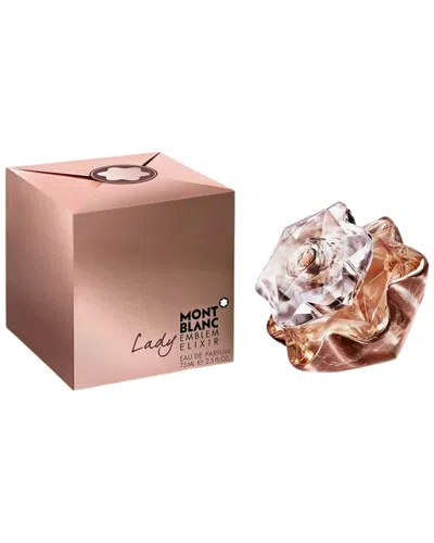 Montblanc Women's 2.5oz Mont Blanc Lady Emblem Elixir Eau De Toilette In Transparent