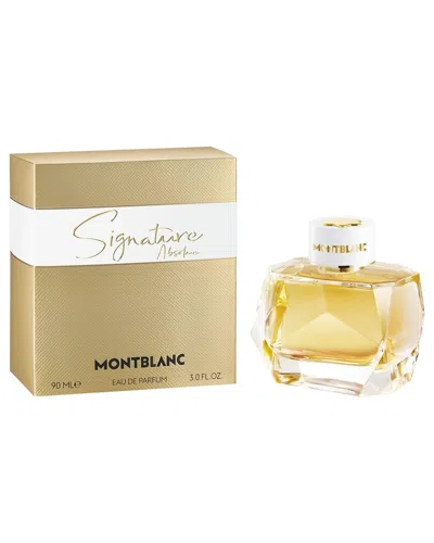 Montblanc Women's 3oz Signature Absolue Edp