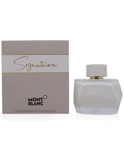 Montblanc Women's 3oz Signature Edp Spray In Transparent