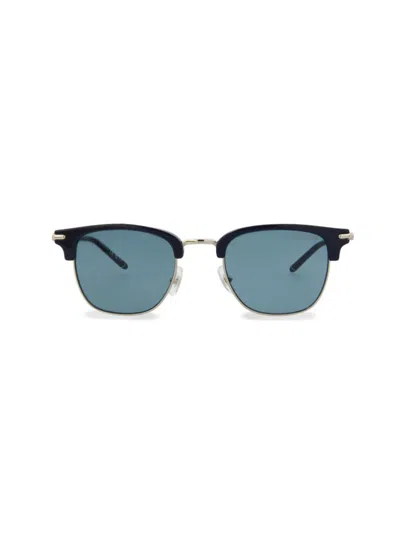 Montblanc Women's 50mm Square Sunglasses In Blue