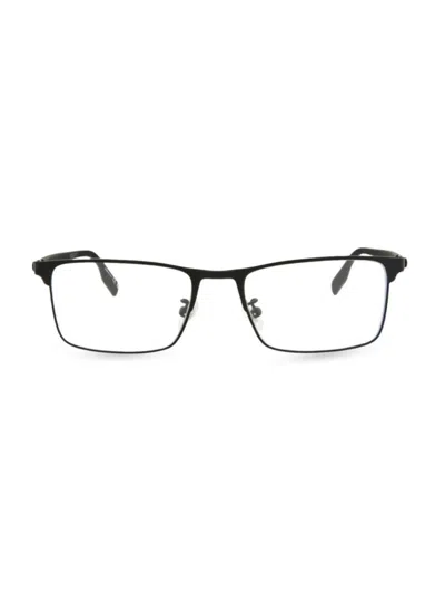 Montblanc Women's 54mm Rectangle Eyeglasses In Black