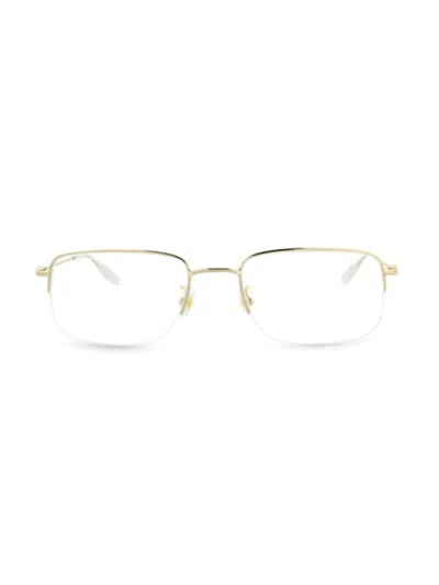Montblanc Square-frame Optical Glasses In Gold