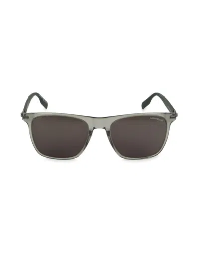 Montblanc Women's 55mm Solid Lens Square Plastic Sunglasses In Brown