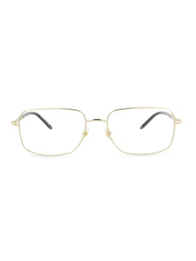 Montblanc Women's 57mm Rectangle Eyeglasses In Gold