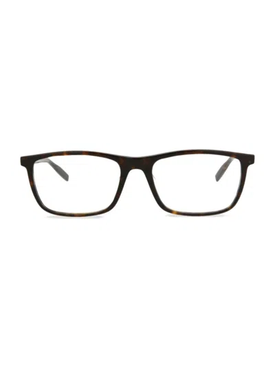 Montblanc Women's 57mm Rectangle Eyeglasses In Black