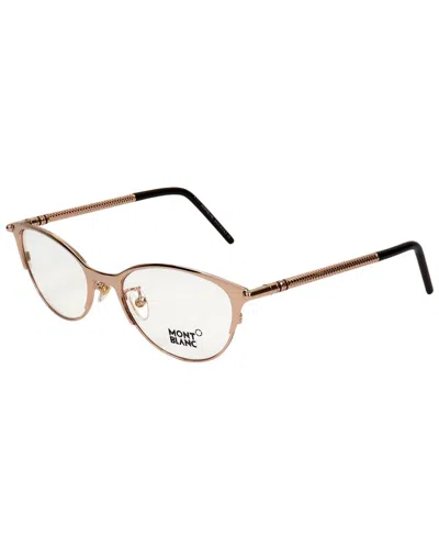 Montblanc Women's Mb0438 52mm Optical Frames In Gold