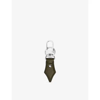 Montblanc Womens Nib Sartorial Leather Key Holder In Green