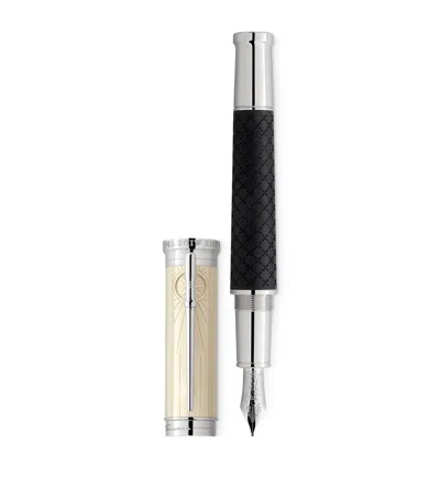Montblanc Writers Edition Homage To Robert Louis Stevenson Limited Edition Fountain Pen In Black
