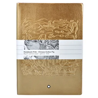 Montblanc Zodiacs Fine Stationery #146 Notebook In Blue
