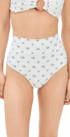 Montce Added Coverage High Waist Bikini Bottoms In Heidi Floral