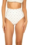 Montce Added Coverage High Waist Bikini Bottoms In Heidi Floral