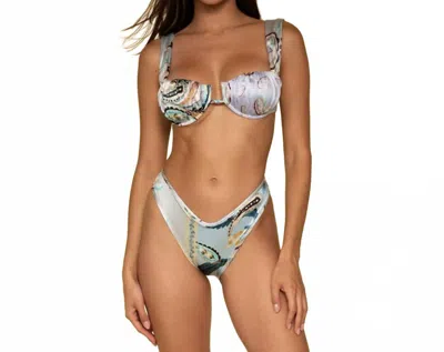 Montce Added Coverage Lulu Bikini Bottom In St. Barths Floral In Multi