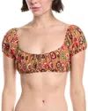 Montce Victoria Bikini Top In Brown